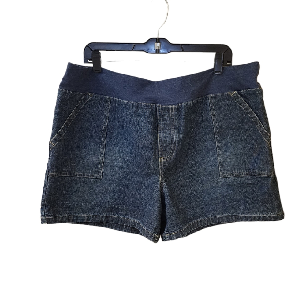 Announcements Maternity Jean Shorts